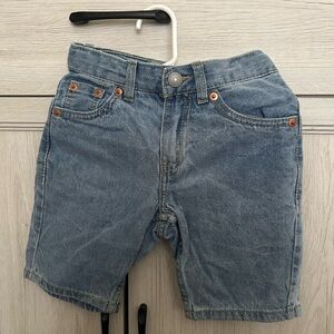 Kids Levi's Classic Blue Denim Jean shorts